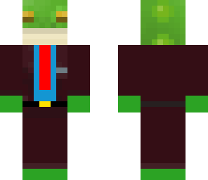 frog in a suit