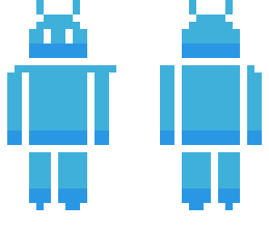 blue android