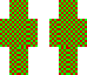 checkered