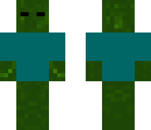 a zombie with a big head