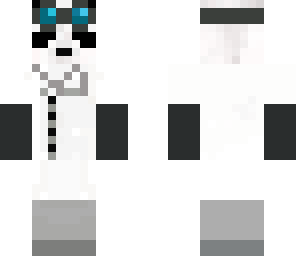 panda lab coat
