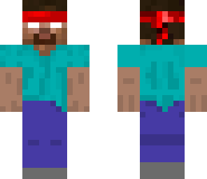 herobrine with red head band