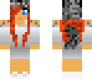 textured walf hat tail and haired wolf girl