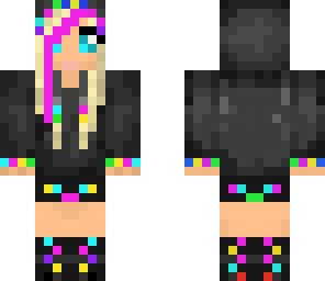 cool rainbow girl
