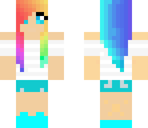 rainbow hair