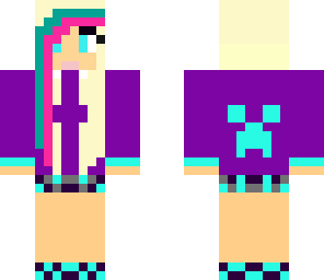requested purple creeper girl