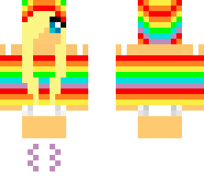 rainbow girl