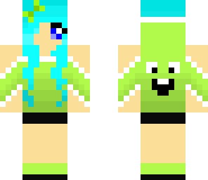 happy creeper girl