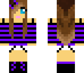 cute purple girl