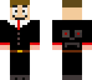 mike in suit