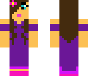 girl in a dress