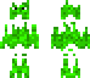 fire green man