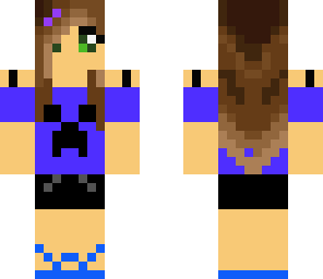 blue creeper girl