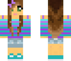cute blue strip shirt