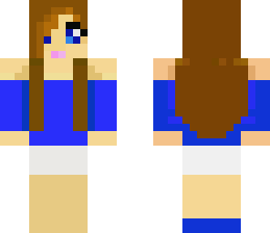 cute blue girl