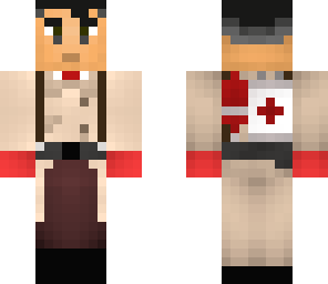 red medic with glassis