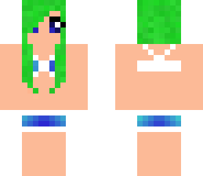 blue bikini