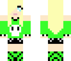 emo neon girl