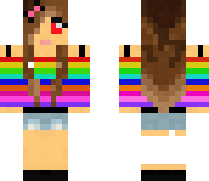 rainbow girl