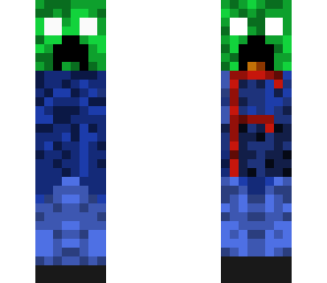 herobrine with creeper