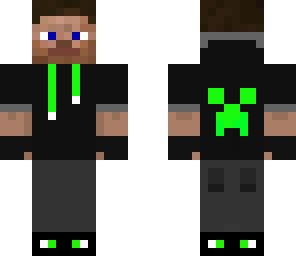 green creeper hoodie