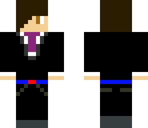 teen in tux