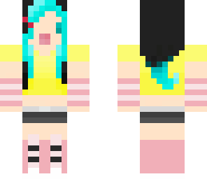 scene girl my first skin on the skindex