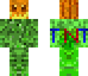 pumpkin tnt creeper 