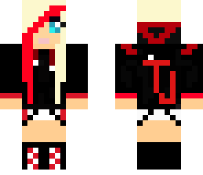 team jets girl emo red