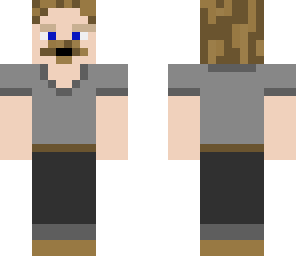 mustache man