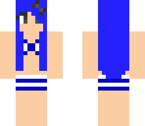 blue bathing suit