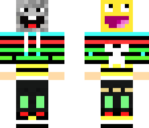 5 face in 1 head
