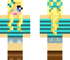 blue girl