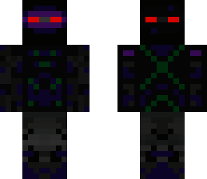 minecraft skin 3 rouge