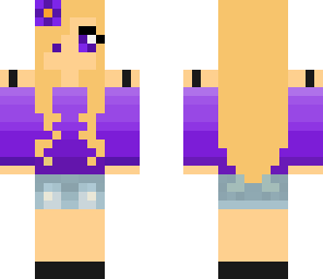 purple music girl