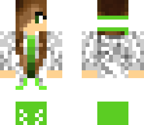 neon green girl