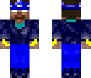 blue herobrine king