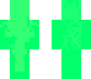 no face green man