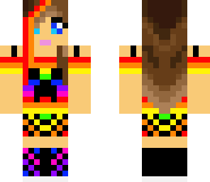 rainbow creeper girl