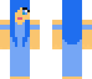 blue girl