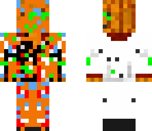 pixelated snow golem