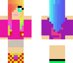 rainbow girl
