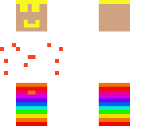 rainbow legged man