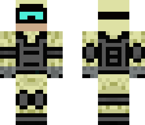 soldier with pads