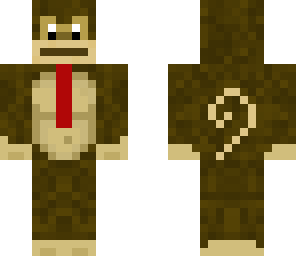 monkey with a tie
