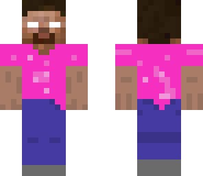 herobrine in pink