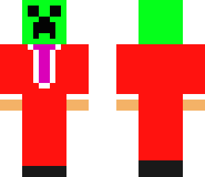 creeper in a tux