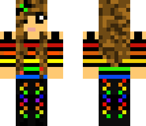 rainbow girl