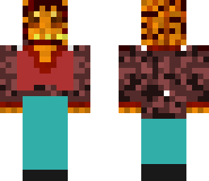 pumkin whit darkred head
