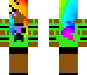 rainbow girl